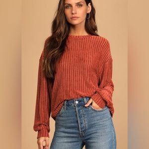 Lulus chenille sweater